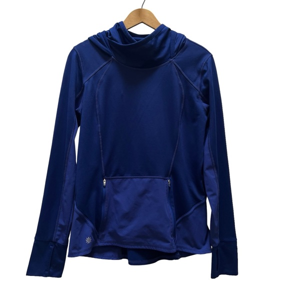 Athleta Tops - ATHLETA Women’s Plush Tech Hoodie 3.0 in Sapphire Blue Medium